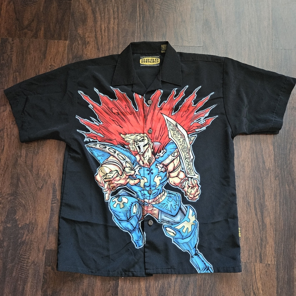 Buzz Rock Animation Graphic Button-Down Shirt